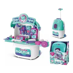 XIONG CHENG - Juego Maletin Infantil Set Medico Educativo 2 En 1