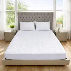 HOGARETO - Protector Colchón 180 Hilos Algodón Cama Doble