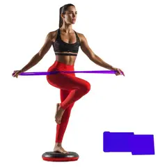 INNOVA - Banda Elástica De Estiramiento 150 Cm Rehabilitacion Yoga Morada
