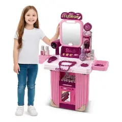 XIONG CHENG - Kit Maleta Tocador Infantil 3 En 1 Belleza Maquillaje