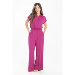 RAGGED - Enterizo regina Rojo vino