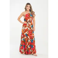 RAGGED - Vestido malia Cafe caramelo