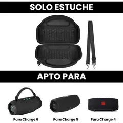 GENERICO - Estuche Compatible con JBL Charge 6 Rígido Impermeable con Correa