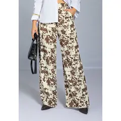 MARKETING PERSONAL - Pantalón Mujer Estampado Mp 113245