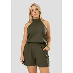 MARKETING PERSONAL - Conjunto Mujer Verde Militar Mp 112877