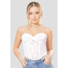 ATYPICAL - Corset Mujer Blanco 110587