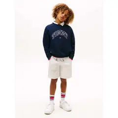 TOMMY HILFIGER - Bermudas gris Para Niño Varsity