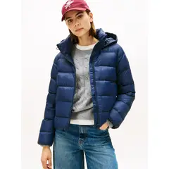 TOMMY HILFIGER - Chaqueta azul de plumón que repele el agua