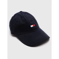 TOMMY HILFIGER - Gorra azul de beisbol de algodón