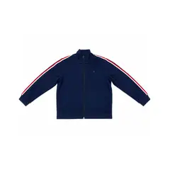 TOMMY HILFIGER - Saco Azul Oscuro con diseño global stripeTommy Hilfiger
