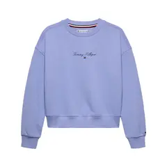 TOMMY HILFIGER - Saco celeste Para Niña con logo script