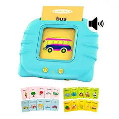 GENERICO - Juego Didáctico Bilingue para Niños Traductor Español Inglés con Altavoz +100 Cartas