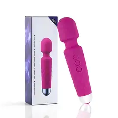 GENERICO - Microfono Vibrador Hitachi 20 Frecuencias Rosado