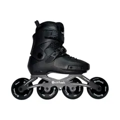 ONWHEELS - Patines En Linea Semiprofesionales Negro M 35 Ajustables a 38