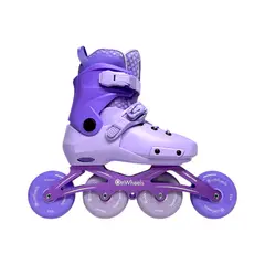 ONWHEELS - Patines En Linea Semiprofesionales Lila S 31 Ajustables a 34