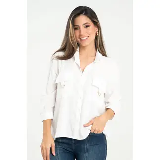 RAGGED - Camisa mhirza Blanco crudo