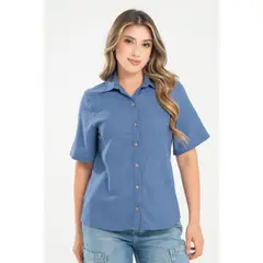 RAGGED - Camisa edmond Azul medio