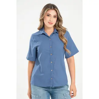 RAGGED - Camisa edmond Azul medio