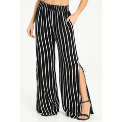 RAGGED - Pantalon narcissa Negro