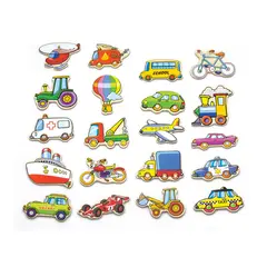 VIGA - Vehículos Magnéticos para Niños 20 Pzs