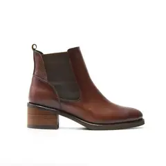 ANTONINA SHOES - Botines Chelsea en Cuero Café - Antonina