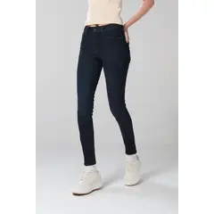 KOAJ - Jean para mujer, 5 bolsillos, tiro alto, con pinzas en e MUJER