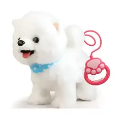 OEM - Perro Peluche Interactivo Ladra Camina Repite Canta Correa