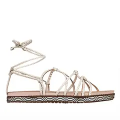 FRATTINI BELA - Sandalia Casual de Mujer Sand 83211956 Crema