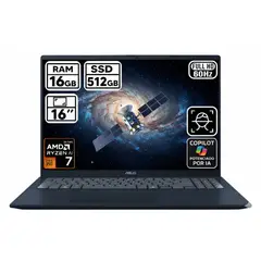 ASUS - Portátil Vivobook Amd Ryzen Ai 7 350 Ram 16Gb Ddr5 Ssd 512gb 16 Pulg Computador Portátil