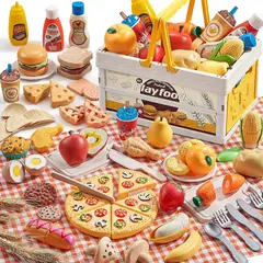 GENERICO - Juegos de comida de juguete para la cocina y corte de los niños