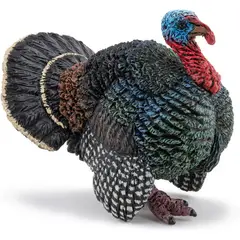 JUGANDO Y EDUCANDO - Figura Coleccionable Pavo Pintada A Mano Papo