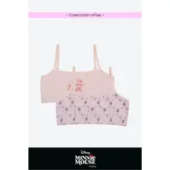 LILI PINK - Top nueva coleccion disney en algodon para niñas paquete x2
