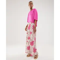 PATPRIMO - Pantalon Para Mujer Color Fucsia En Poliéster #3007