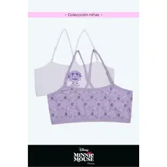 LILI PINK - Top en algodon para niñas nueva coleccion disney paquete x2
