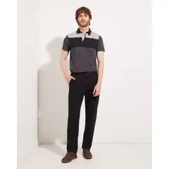 PATPRIMO - Pantalón Tipo Chino Con Bolsillos Para Hombre Negro