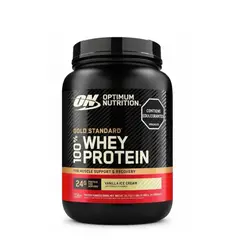 OPTIMUM NUTRITION - Whey Gold Standard 100% Whey protein - 2lb - Vainilla - Optimun Nutrition