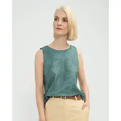 PATPRIMO - Blusa Manga Sisa Para Mujer Verde