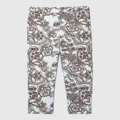 PATPRIMO - Pantalón Capri Estampado Para Mujer Dorado