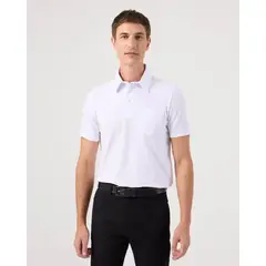 PATPRIMO - Polo Para Hombre Cuello Maquina Con Bolsillo Color Blanco Marca #44112761