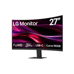 LG - Monitor Curvo 27 27U421A-B FHD HDMI USB-C 100Hz