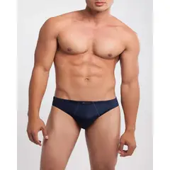PATPRIMO - Calzoncillo Tipo Tanga Unicolor En Microfibra X1 Para Hombre Azul