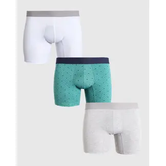 PATPRIMO - Boxer X3 Para Hombre Fleat Seamer Medio Color Negro Marca #44420001