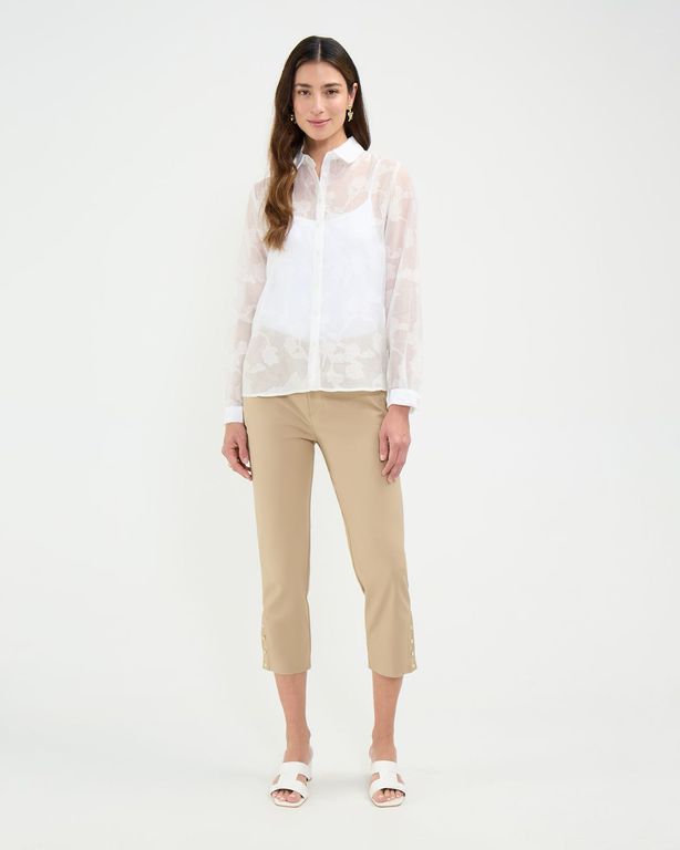 Imagen de Pantalón De Mujer Moda Marca Color Beige #30071969