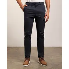 PATPRIMO - Pantalon Tipo Chino Unicolor  Para Hombre Azul