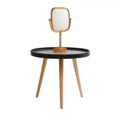 GENERICO - Mesa Auxiliar Moderna Versatil Estilo Nórdico Minimalista