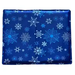 GENERICO - Cama De Gel Refrigerante Para Mascotas Azul oscuro 30x40