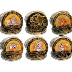 USA - Medalla Moneda Tom Y Jerry Conmemorativa Bronce Baño Oro