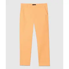 PATPRIMO - Pantalón Capri Unicolor Para Mujer Naranja