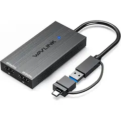 WAVLINK - Adaptador USB 3.1 a HDMI Dual 4K DisplayLink compatible con Windows y macOS