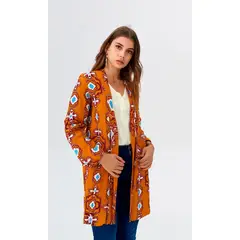 L Y H - Kimono Para Mujer Naranjo Marca L&H Ref 1F401020